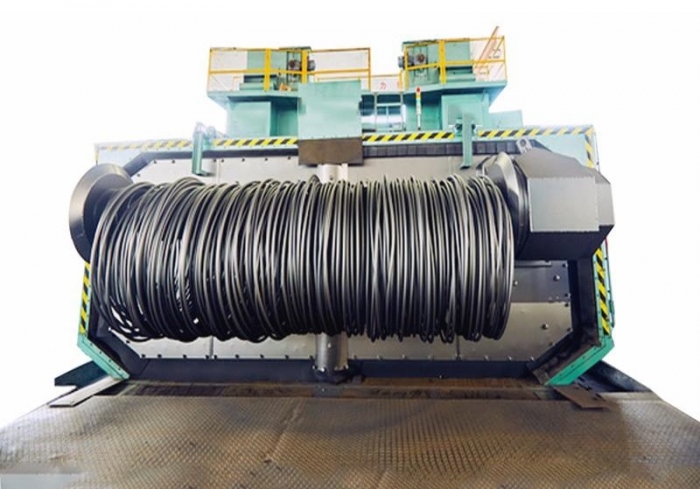 China Wire Rod Coil Shot Blasting Machine Surface Cleaning Equipment