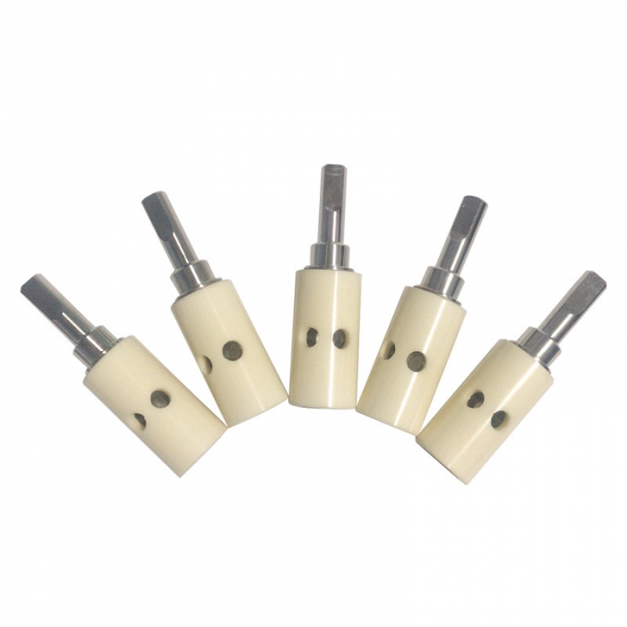 Ceramic directional valve spool for water jet loom parts