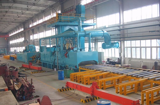 The role of steel plate pretreatment line
