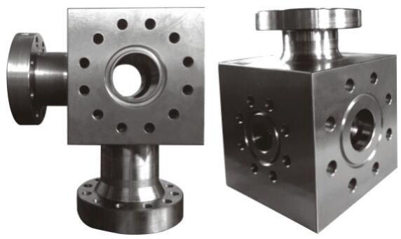 Discharge Five Tee Oil and Gas Drilling Equipment Mud Pump Accessories Discharge Five Tee Oil and Gas Drilling Equipment Mud Pump Accessories