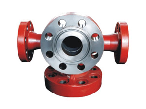Discharge Cross Tee Oil Drilling Machinery Parts Petroleum Equipments Spares oilfield rigs.jpg