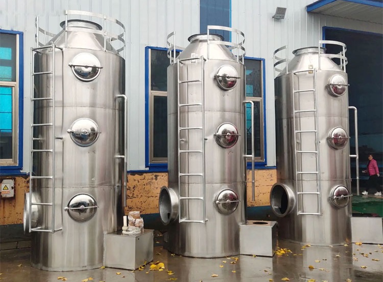 Stainless Steel Spray Tower exhaust gas purifying.jpg