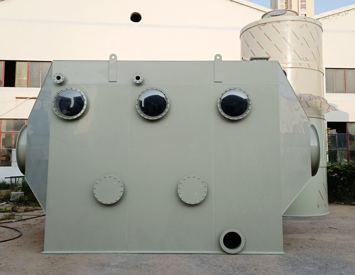 Horizontal spray tower waste gas equipment.jpg