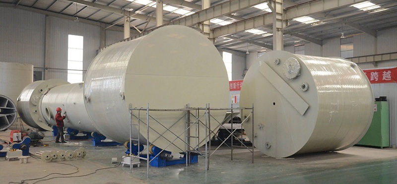 PPH Wet scrubber system spiral extrusion winding integrated forming spray washing tower.jpg