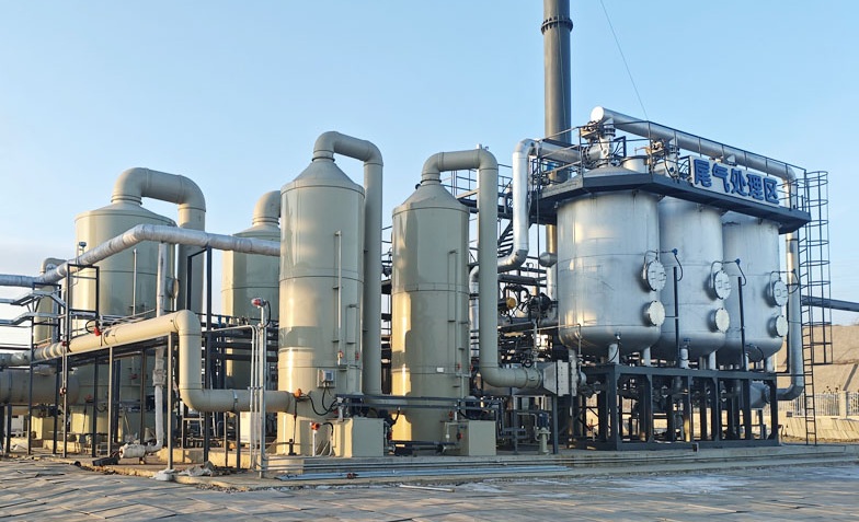 Exhaust Gas purification pp Wet Scrubber Vocs Treatment equipment water Spray Tower.jpg