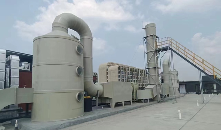 Exhaust Gas Treatment equipment pp Wet Scrubber system Waste Gas Spray Tower.jpg